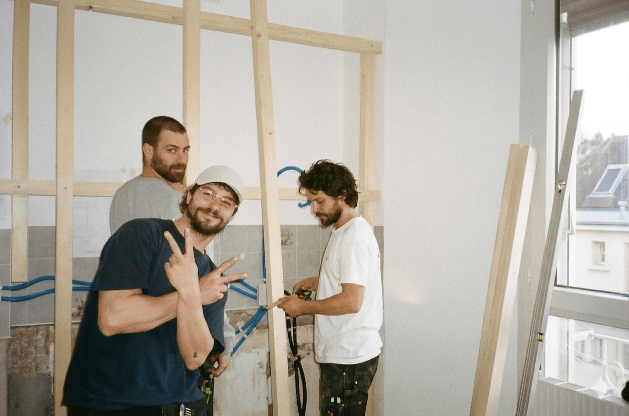 Équipe SMDI sur chantier